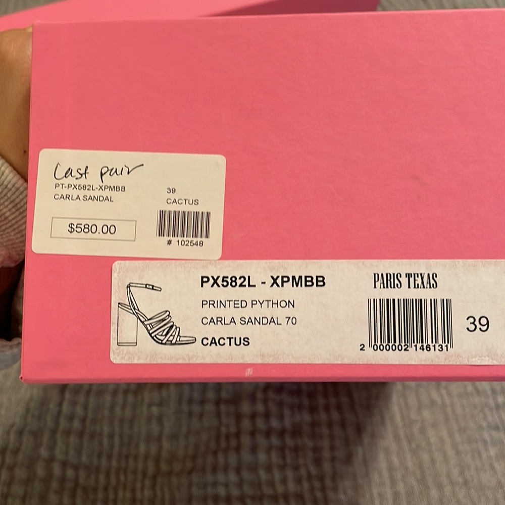 Paris Texas Printed Python Sandal - image 6